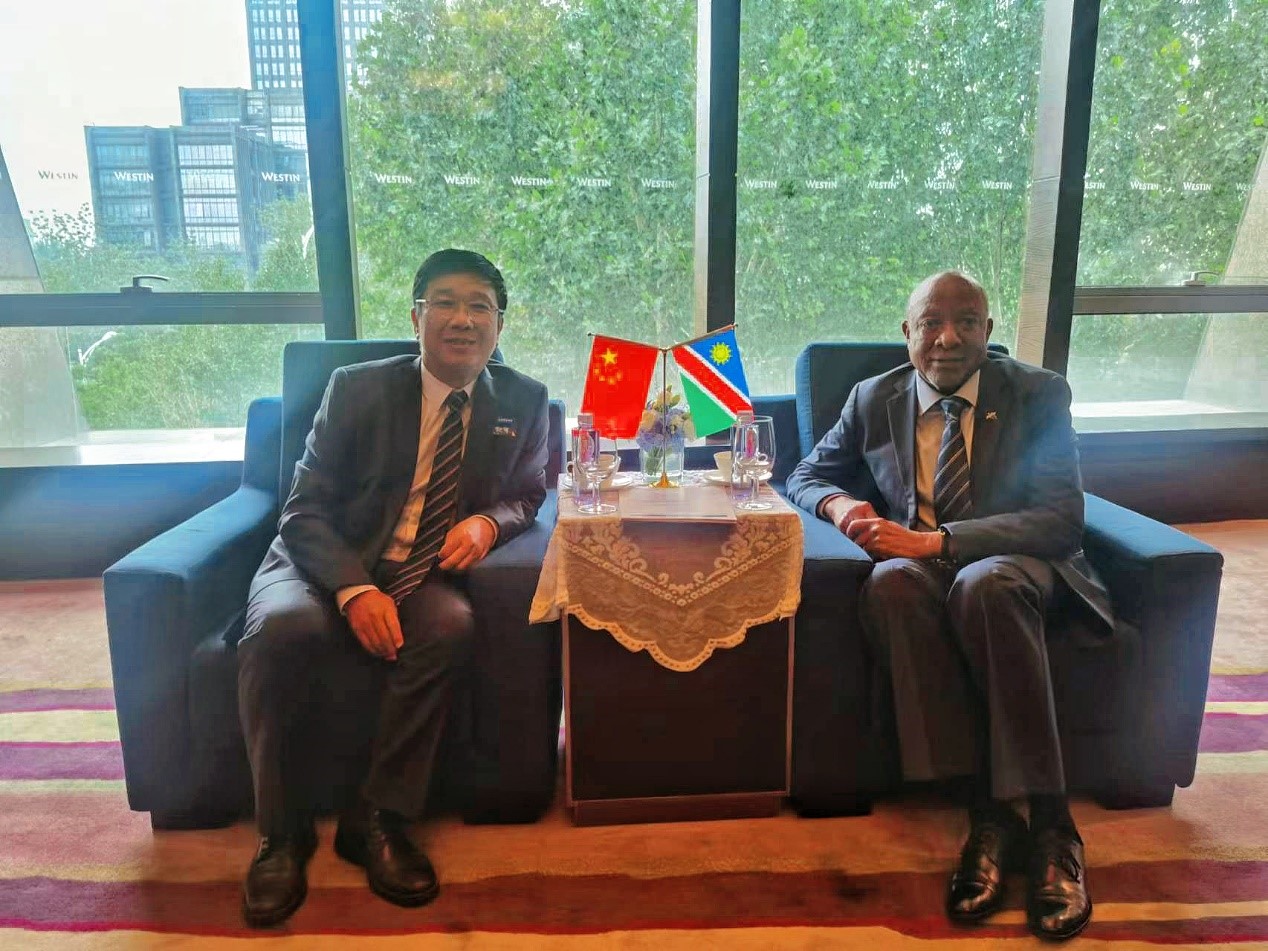 中非合作论坛期间leyu·乐鱼资源 董事长王平卫拜会三国总统