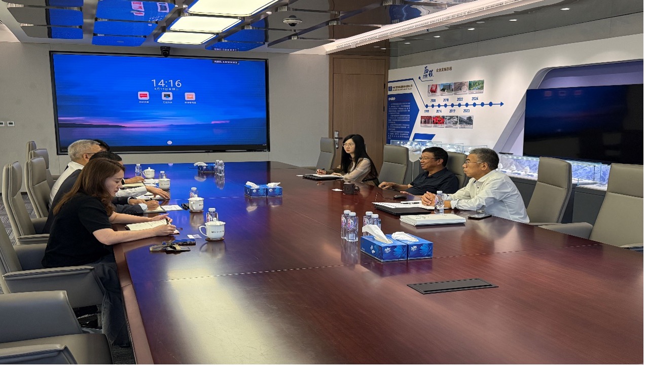 中非发展基金副总裁余焯锐一行到访leyu·乐鱼资源总部